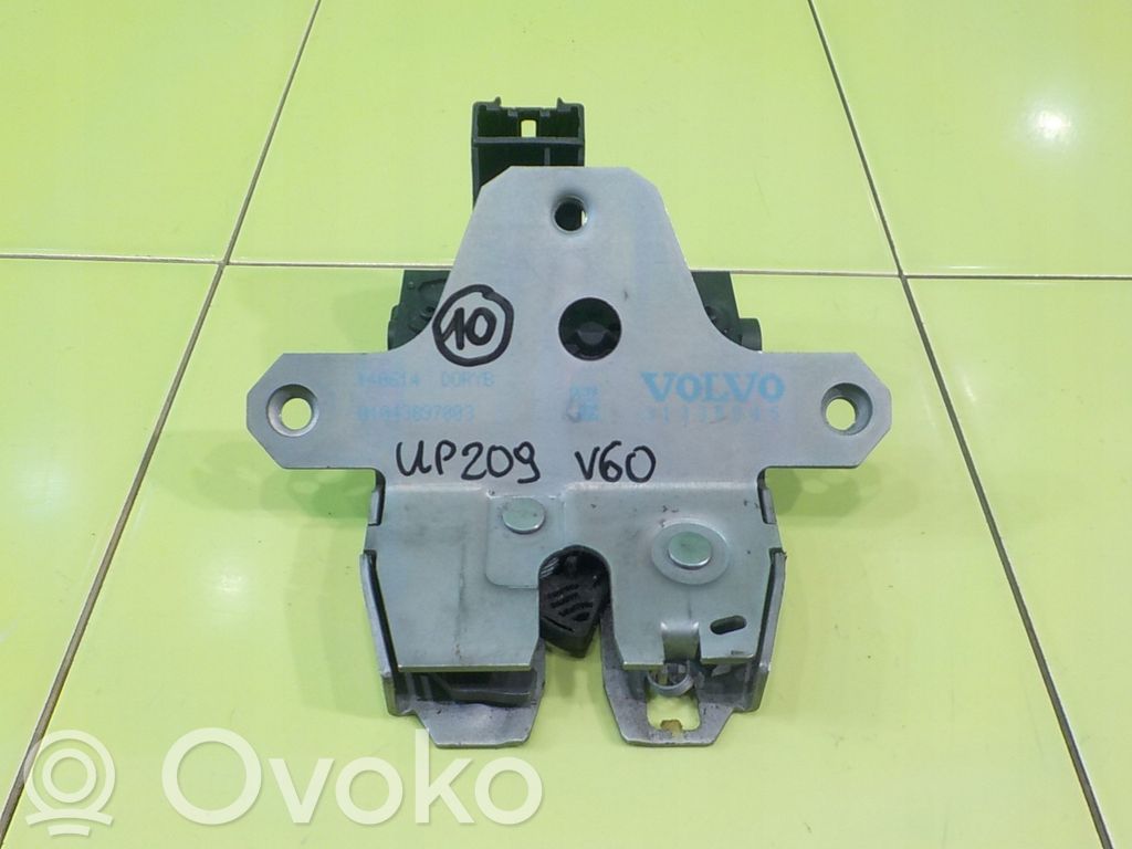 Volvo V60 Serrure de hayon