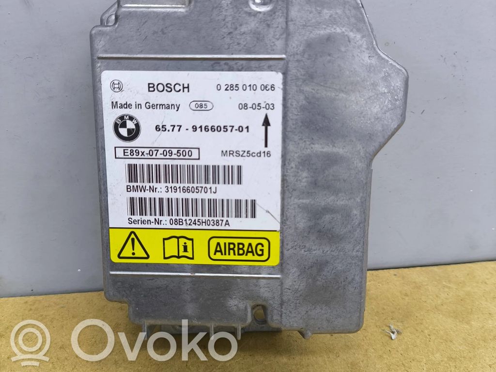 Airbag control unit/module   9166057,0285010066,31916605701J,MRSZ5C016