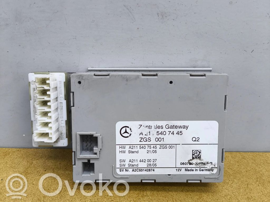 Mercedes-Benz E W211 Gateway control module 