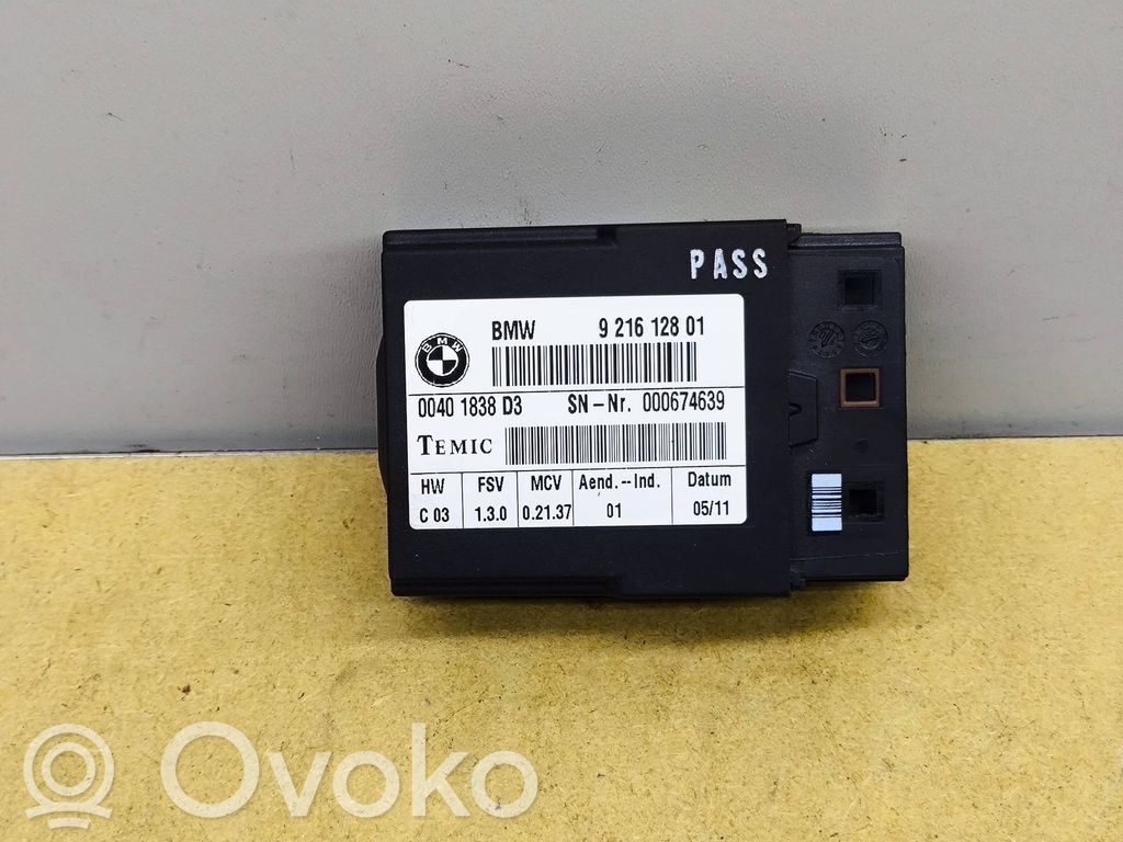 BMW 3 E92 E93 Seat belt adjustment motor 