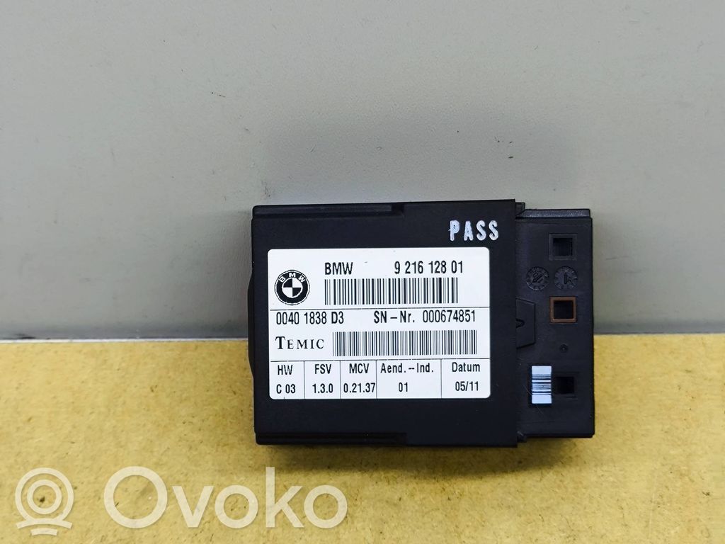 BMW 3 E92 E93 Seat belt adjustment motor 