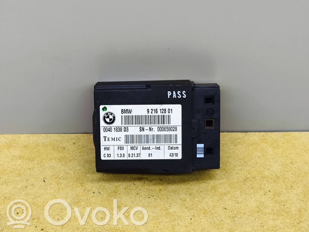 BMW 3 E92 E93 Seat belt adjustment motor 