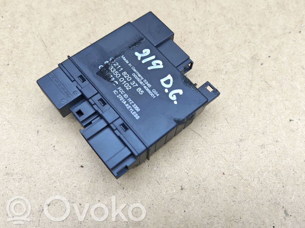 Mercedes-Benz CLS C219 Keyless (KESSY) go control unit/module 