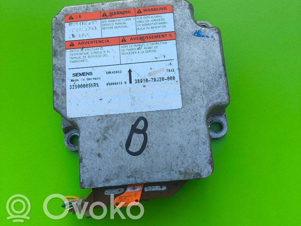 Sterownik / Moduł Airbag   3891079J20000,5WK43632,03060413H,32S00005KRK