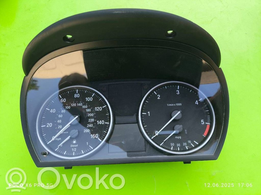 BMW 3 E90 E91 Speedometer (instrument cluster) 