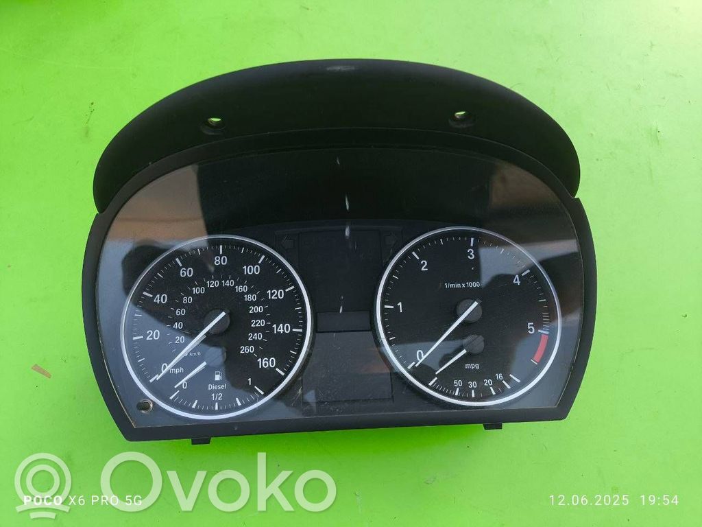 BMW 3 E90 E91 Speedometer (instrument cluster) 