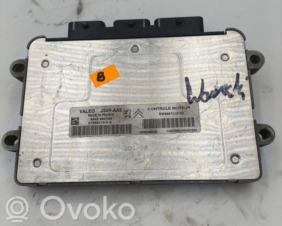 Peugeot 206+ Sterownik / Moduł ECU 