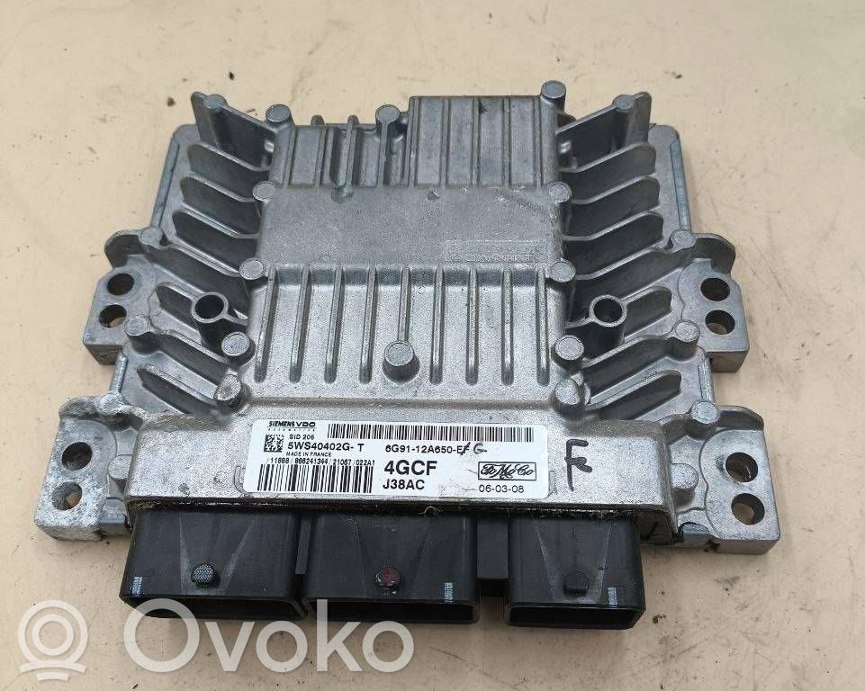 Engine control unit/module   6G9112A650EF,5WS40402GT,J38AC