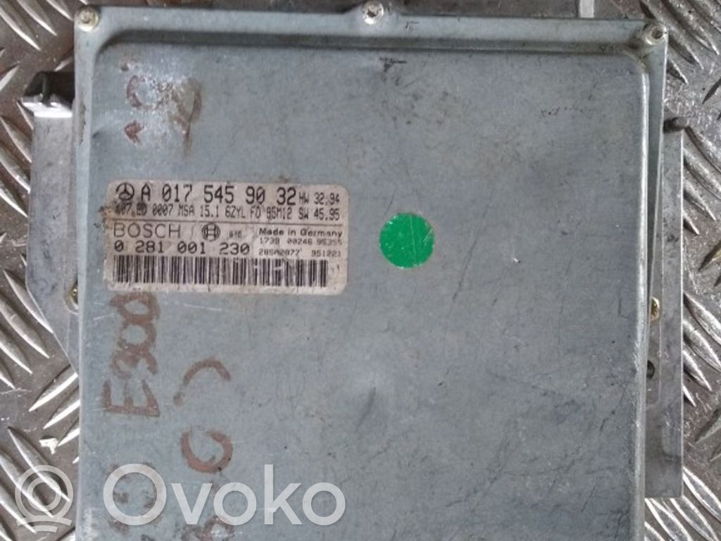Engine control unit/module   A0175459032,0281001230,28SA2877,951221