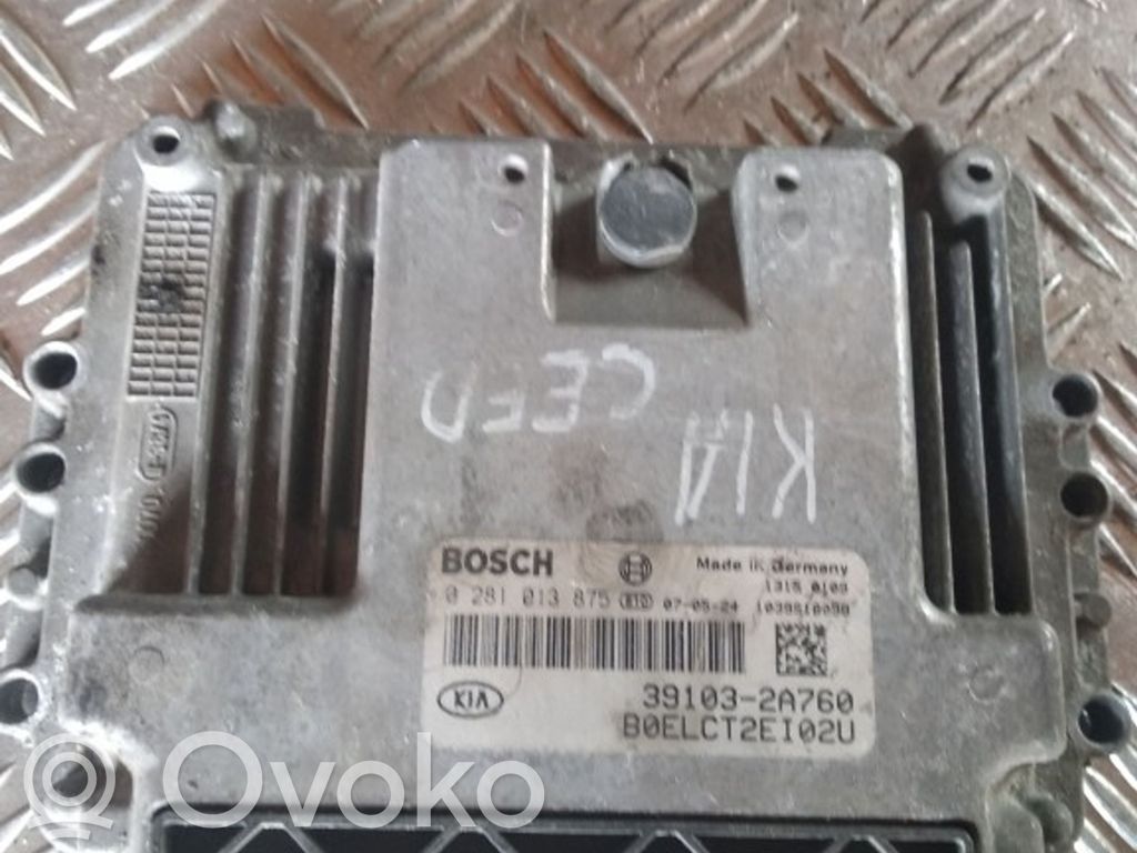 Engine control unit/module   0281013875,391032A760,B0ELCT2EI02U,1039S18098