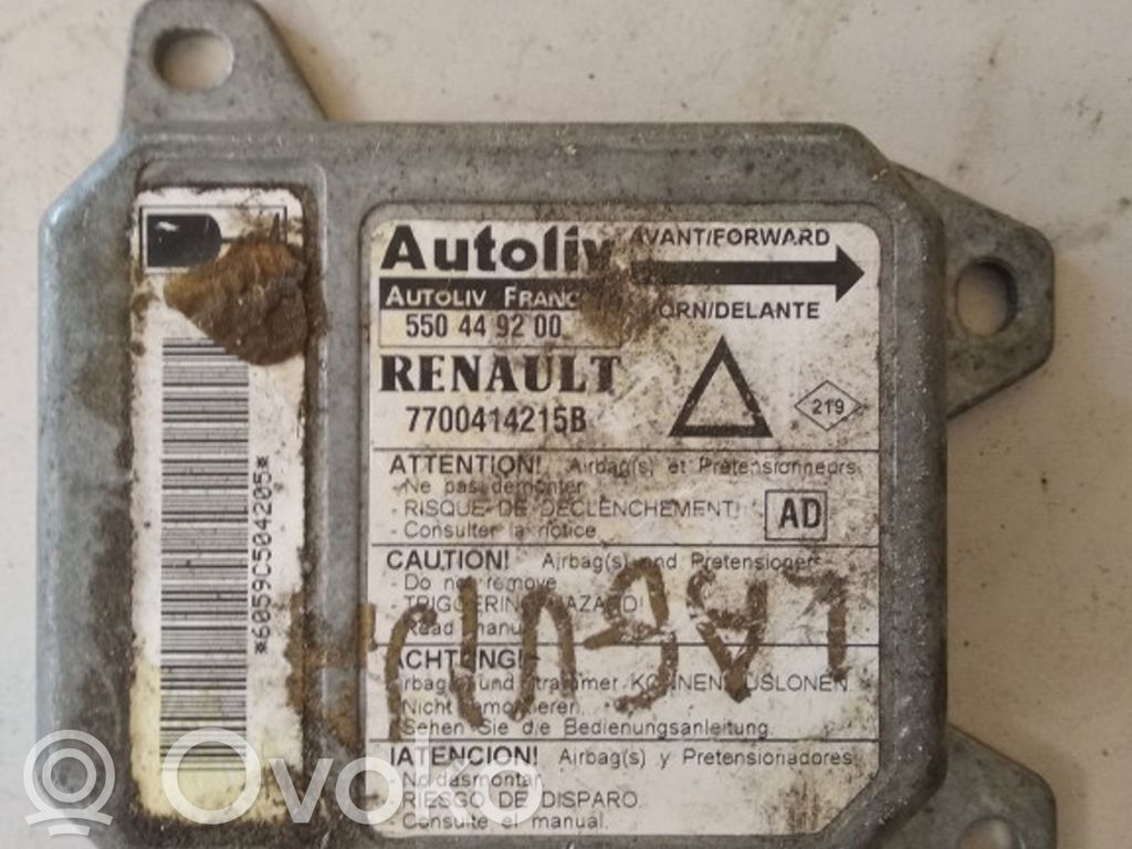 Airbag control unit/module   7700414215B