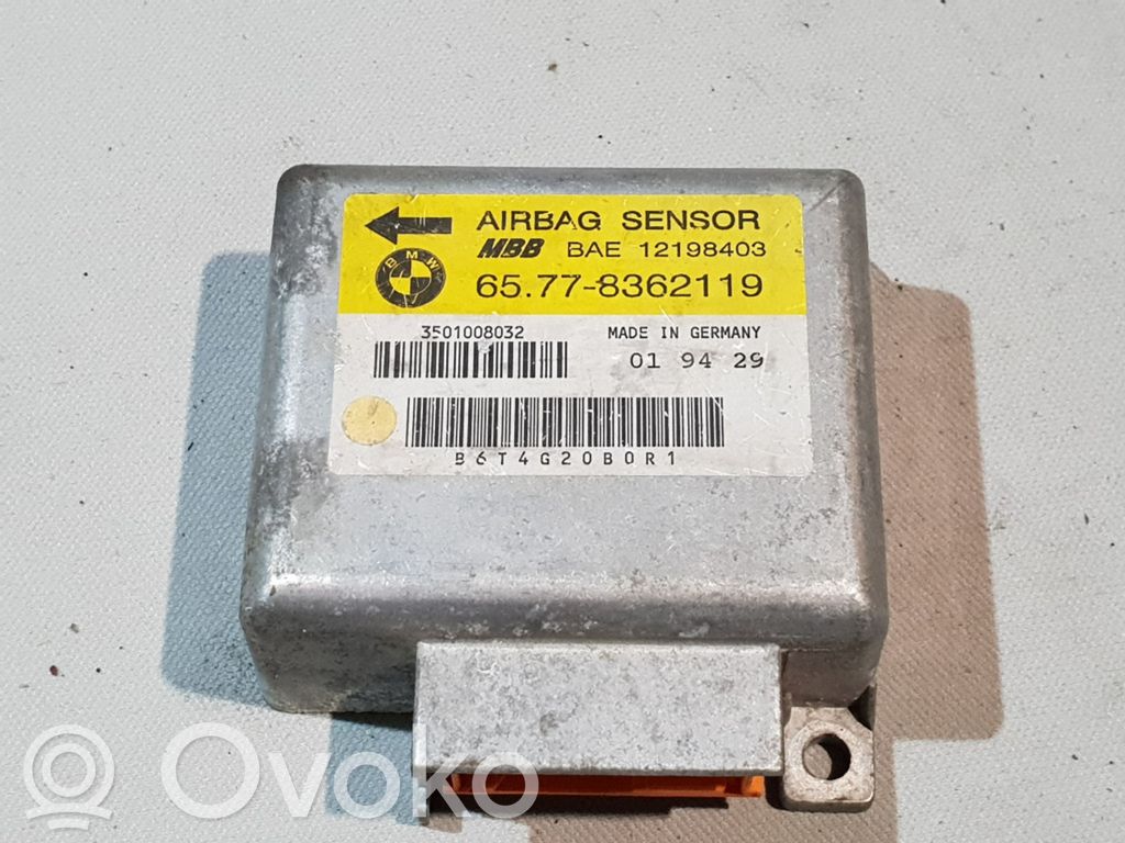 Unidad de control/módulo del Airbag   12198403