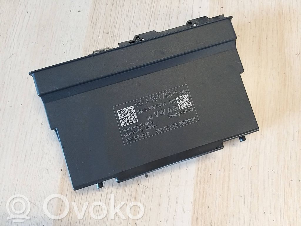 Skoda Octavia Mk4 Module de commande de siège 