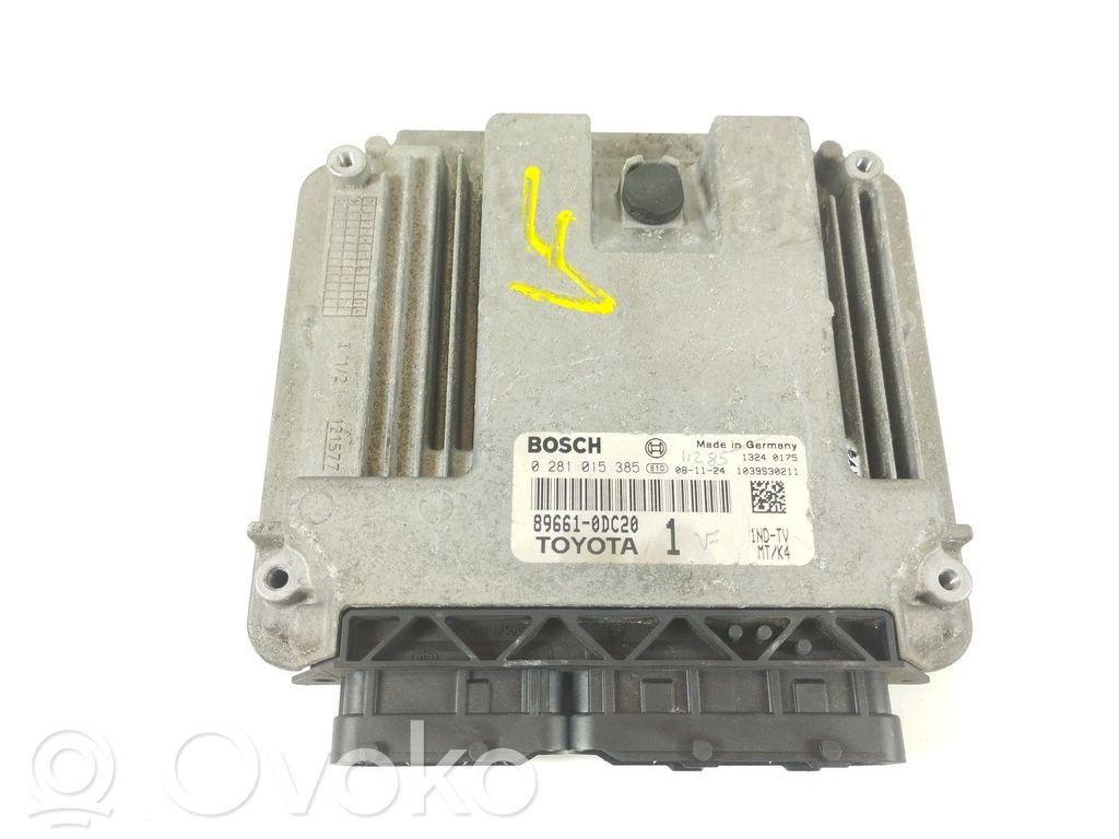 Toyota Yaris Unitate/modul de control motor 