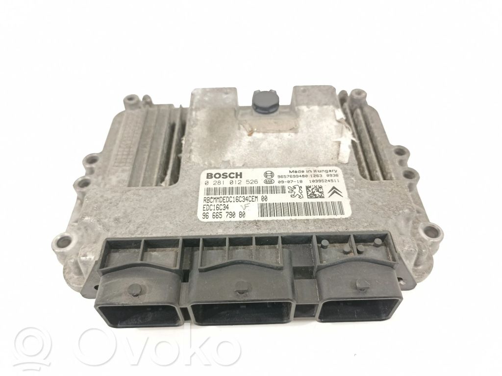 Engine control unit/module   9666579080,281012526
