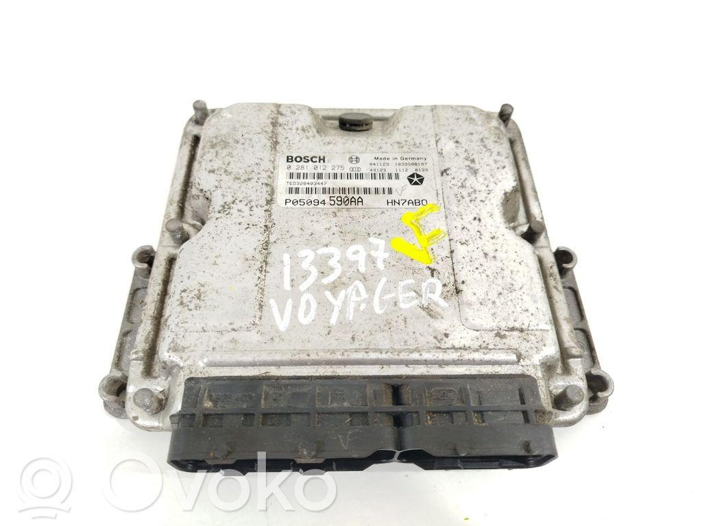 Engine control unit/module   P05094590AA,0281012275