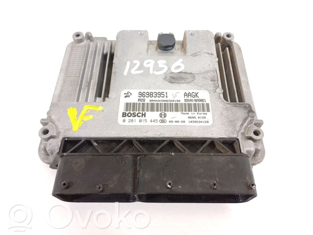 Chevrolet Cruze Engine control unit/module 