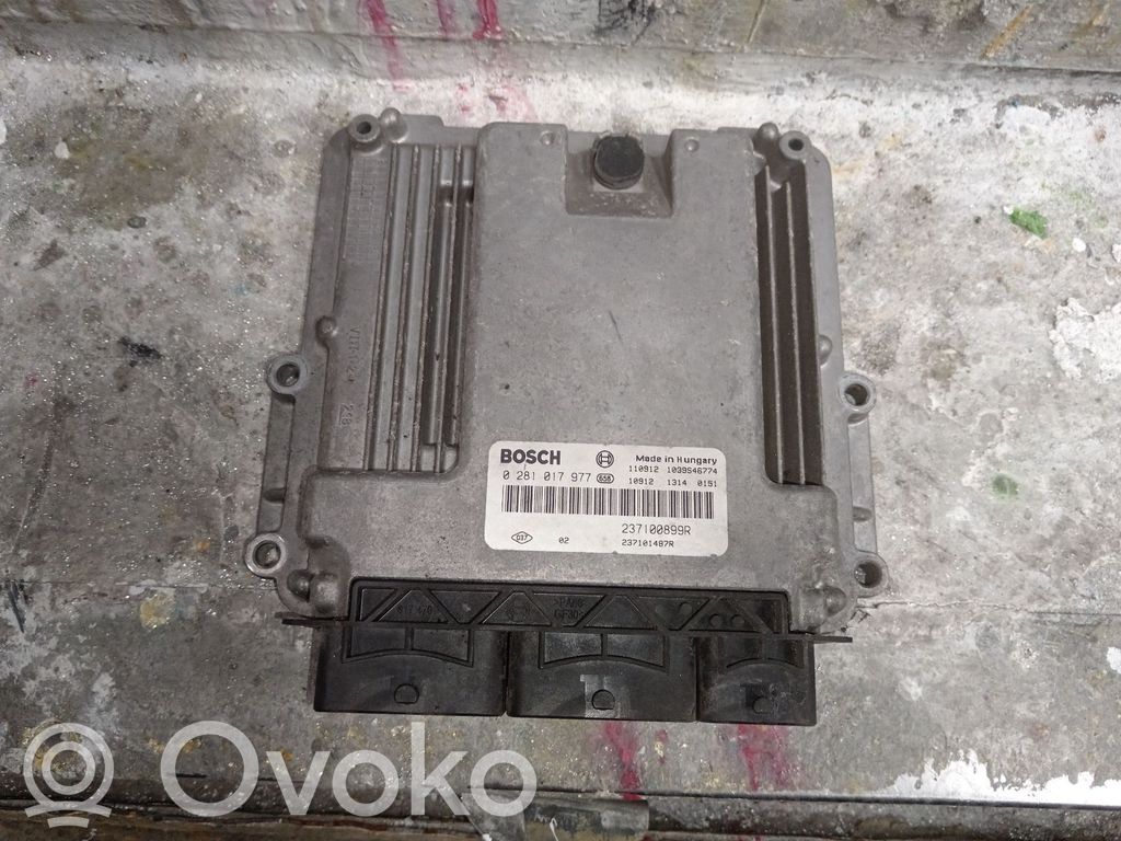 Engine control unit/module   237100899R,237101487R,0281017977