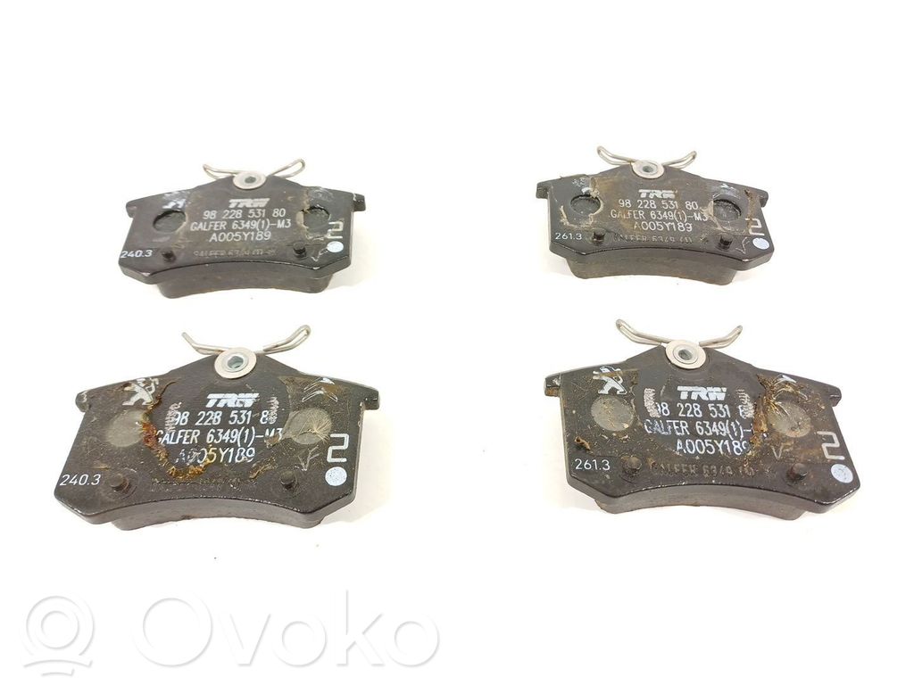 Citroen C3 Klocki hamulcowe tylne 