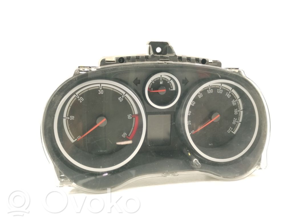 Opel Corsa D Geschwindigkeitsmesser Cockpit 