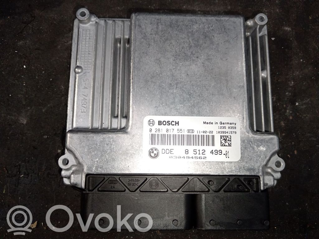 Variklio valdymo blokas   8512499,0281017551,DDE8512499