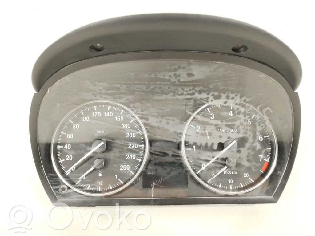 BMW 3 E90 E91 Spidometrs (instrumentu panelī) 