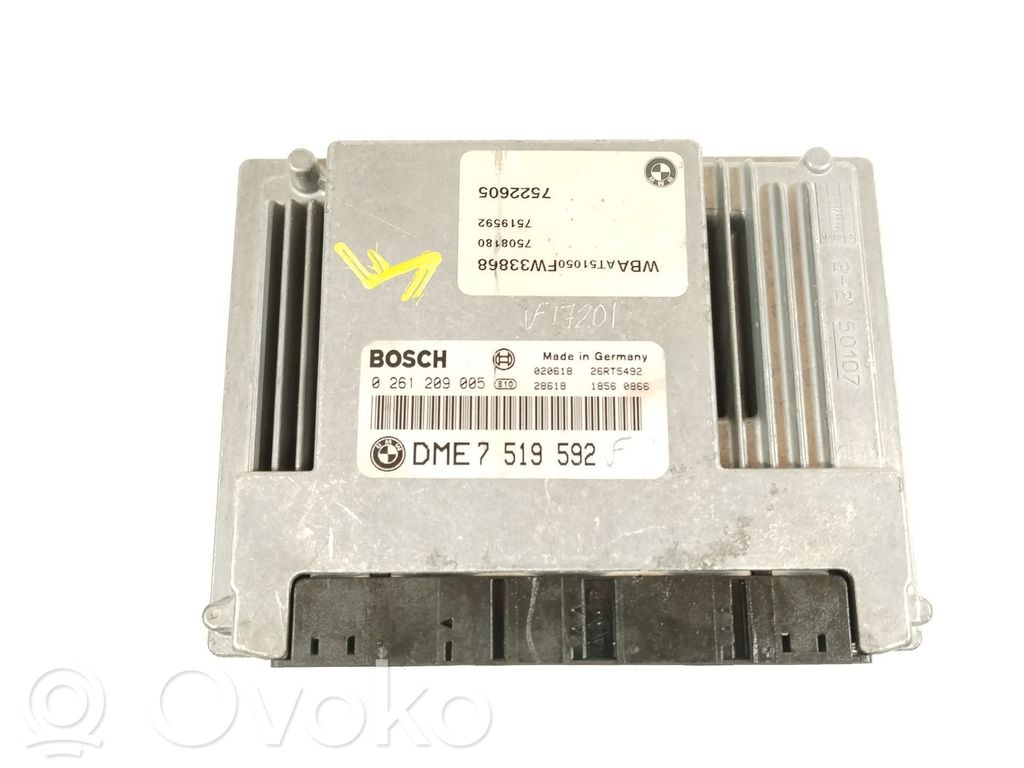 BMW 3 E46 Unitate/modul de control motor 