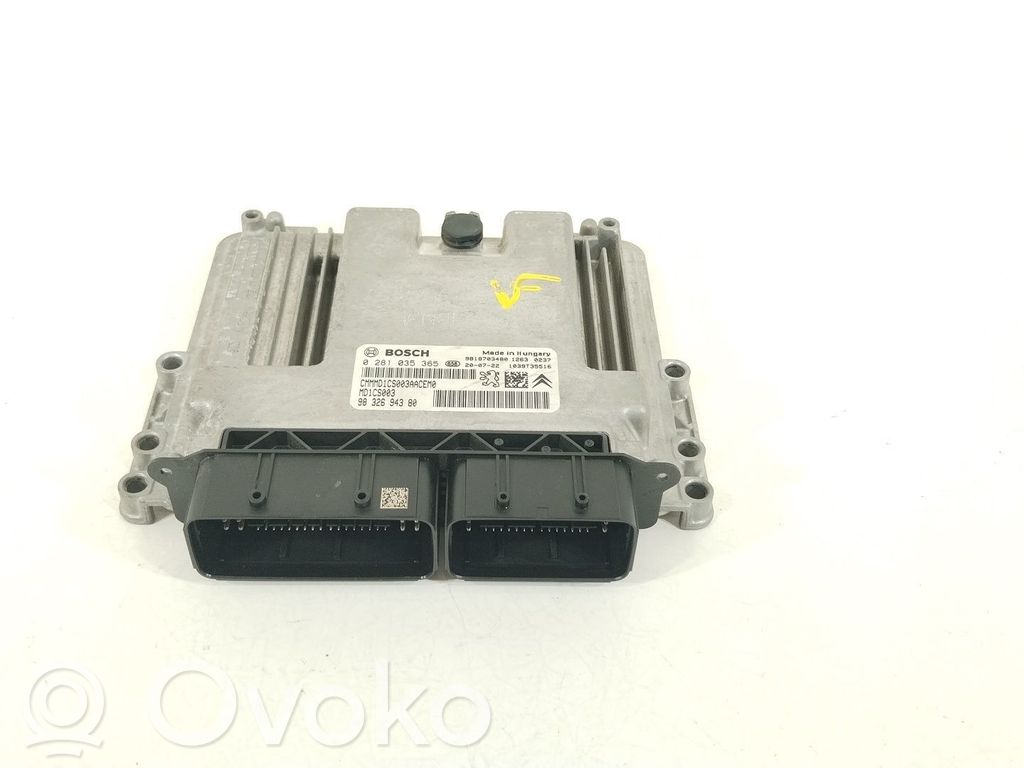 Citroen C3 Variklio valdymo blokas 