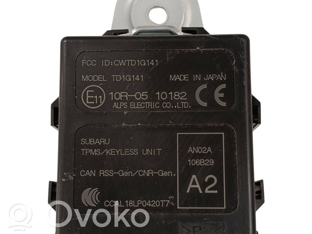 Subaru Outback (BT) Module de contrôle sans clé Go 