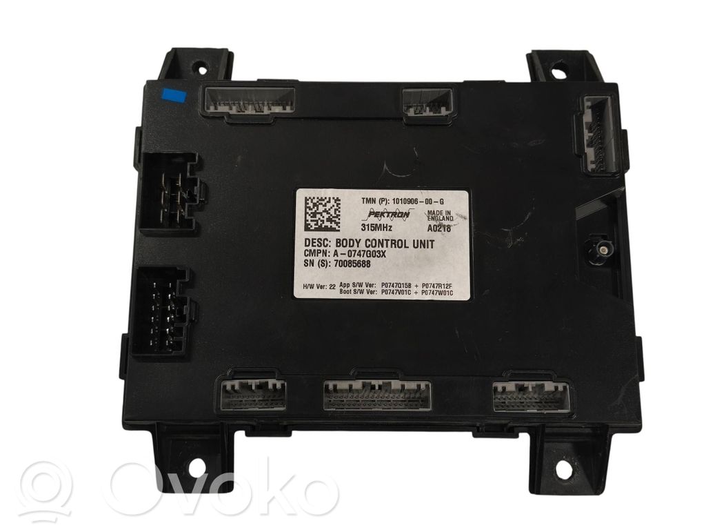 Tesla Model S Other control units/modules 