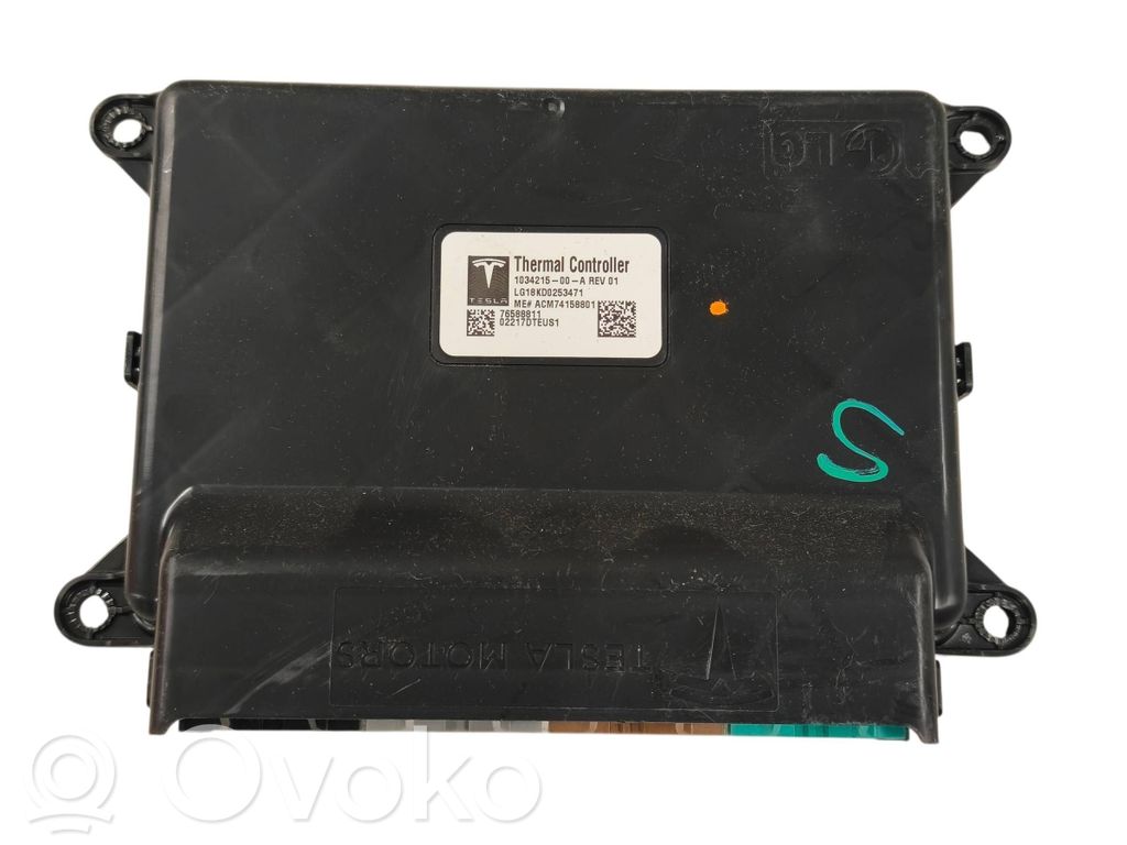 Tesla Model S Air conditioning/heating control unit 