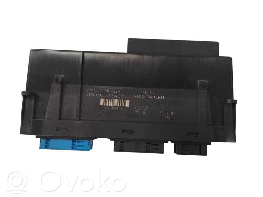 BMW 5 F10 F11 Komforto modulis 