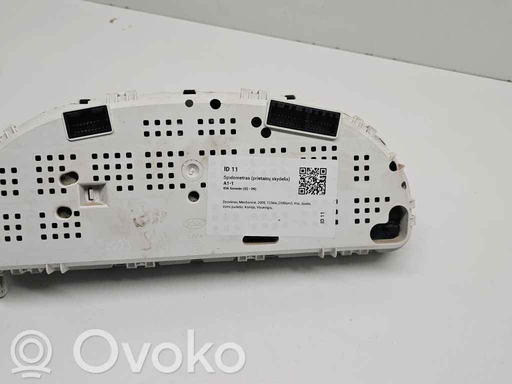 KIA Sorento Compteur de vitesse tableau de bord 