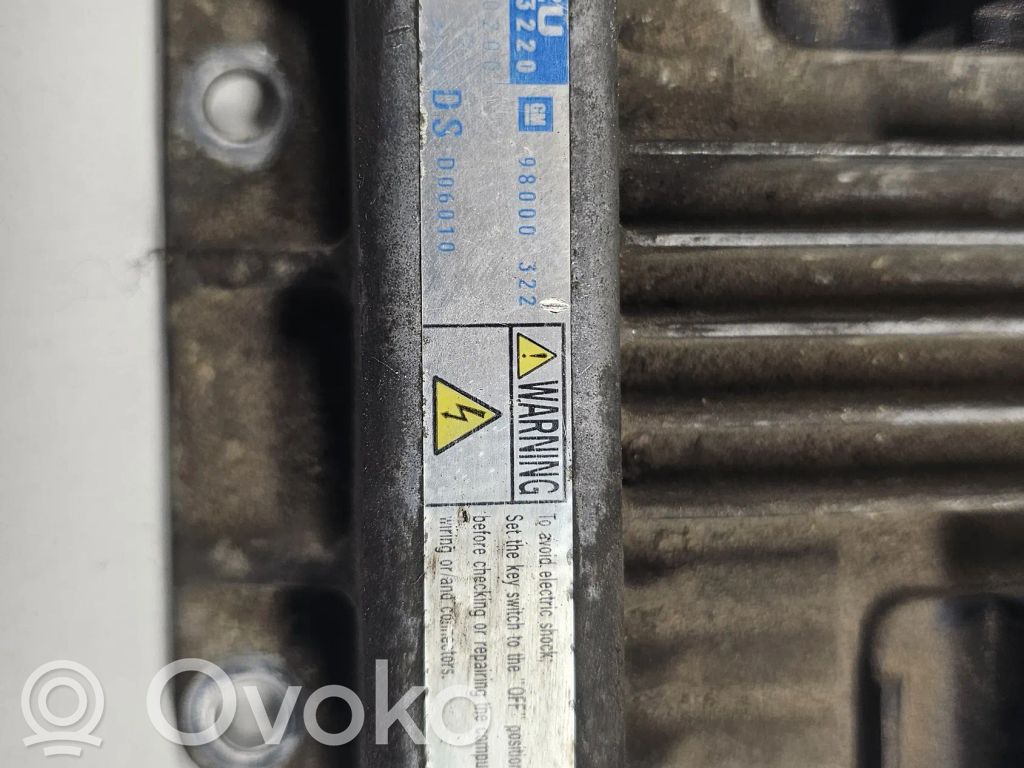 Opel Meriva A Engine control unit/module 