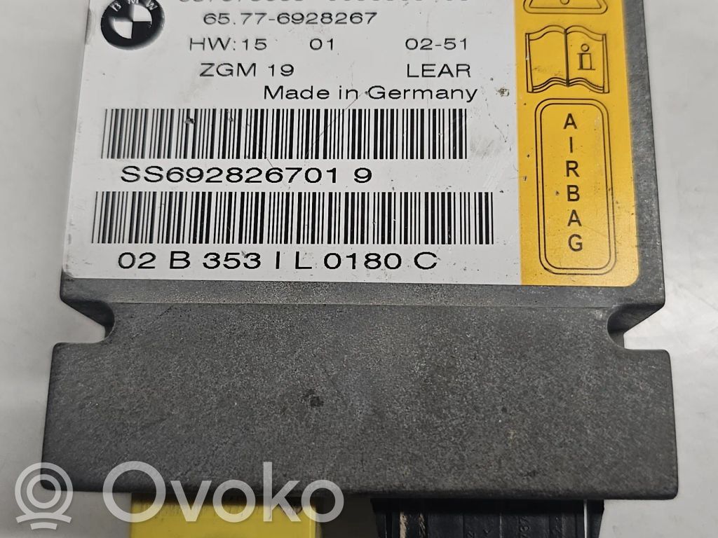 BMW 7 E65 E66 Airbag control unit/module 