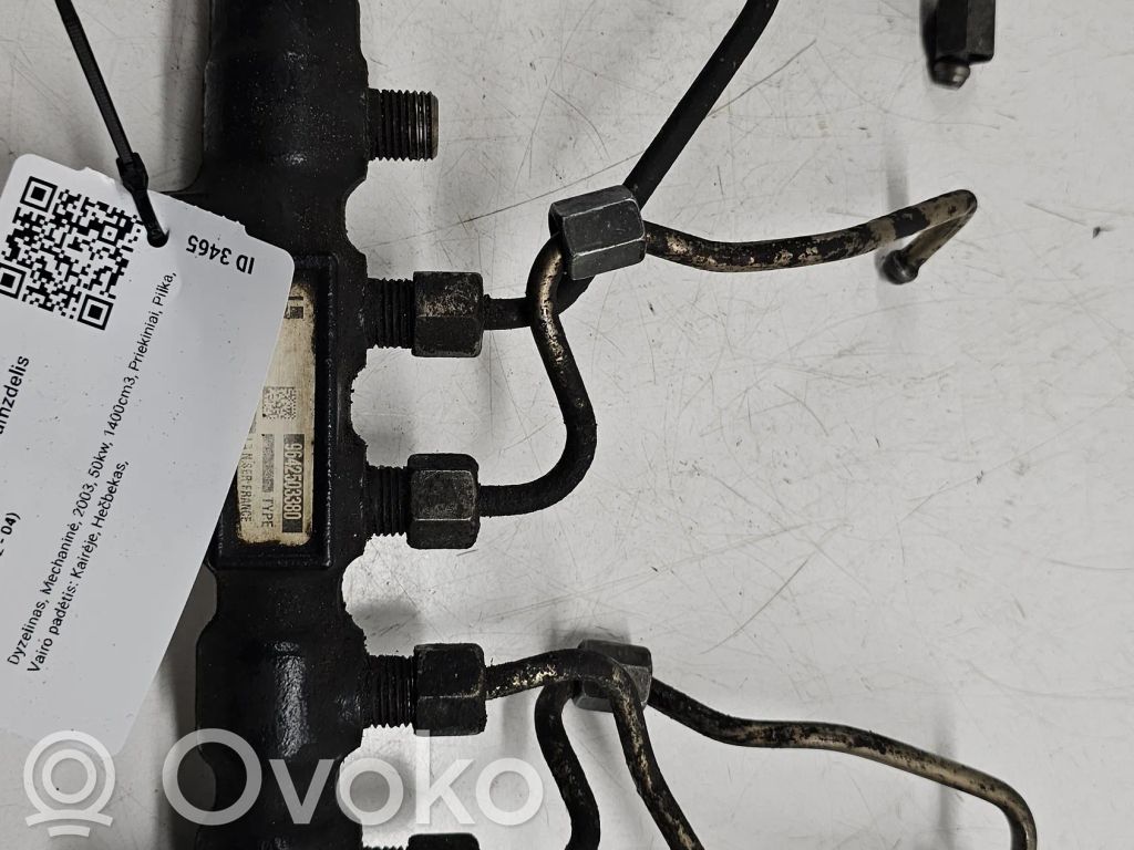 Citroen C3 Kraftstoffverteiler Einspritzleiste Verteilerrohr 