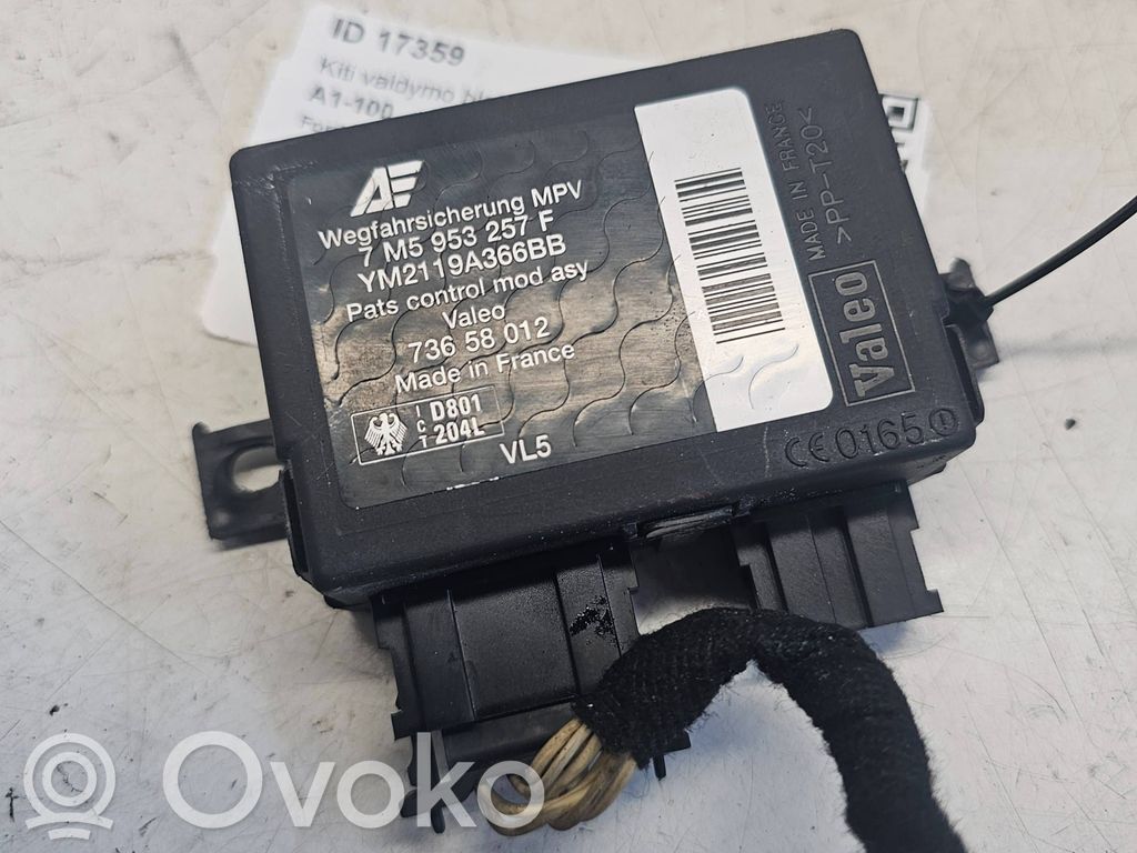 Ford Galaxy Other control units/modules 