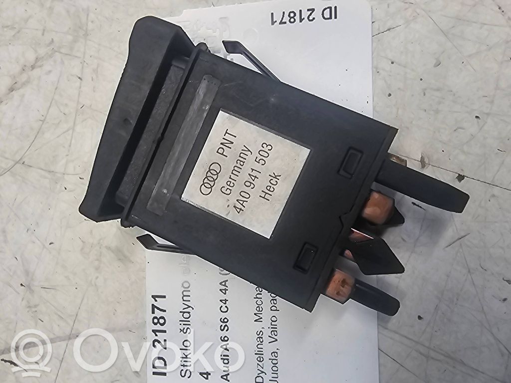 Audi A6 S6 C4 4A Windscreen/window heater switch 