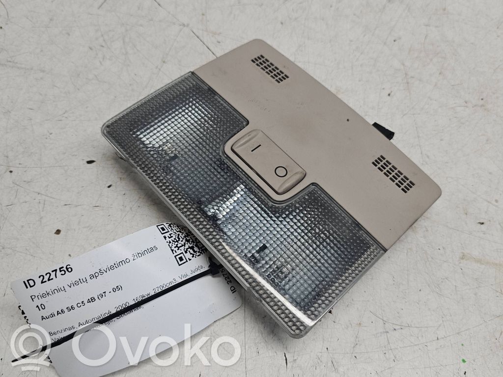 Audi A6 S6 C5 4B Luz del asiento delantero 