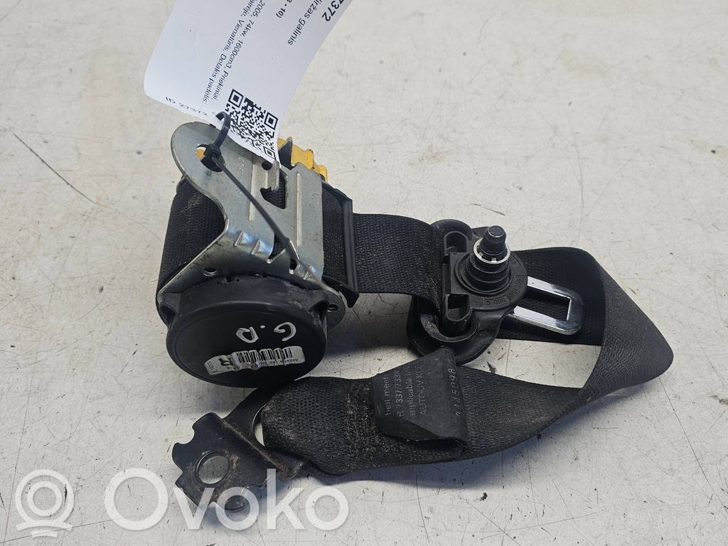 Opel Meriva A Cinturón trasero 