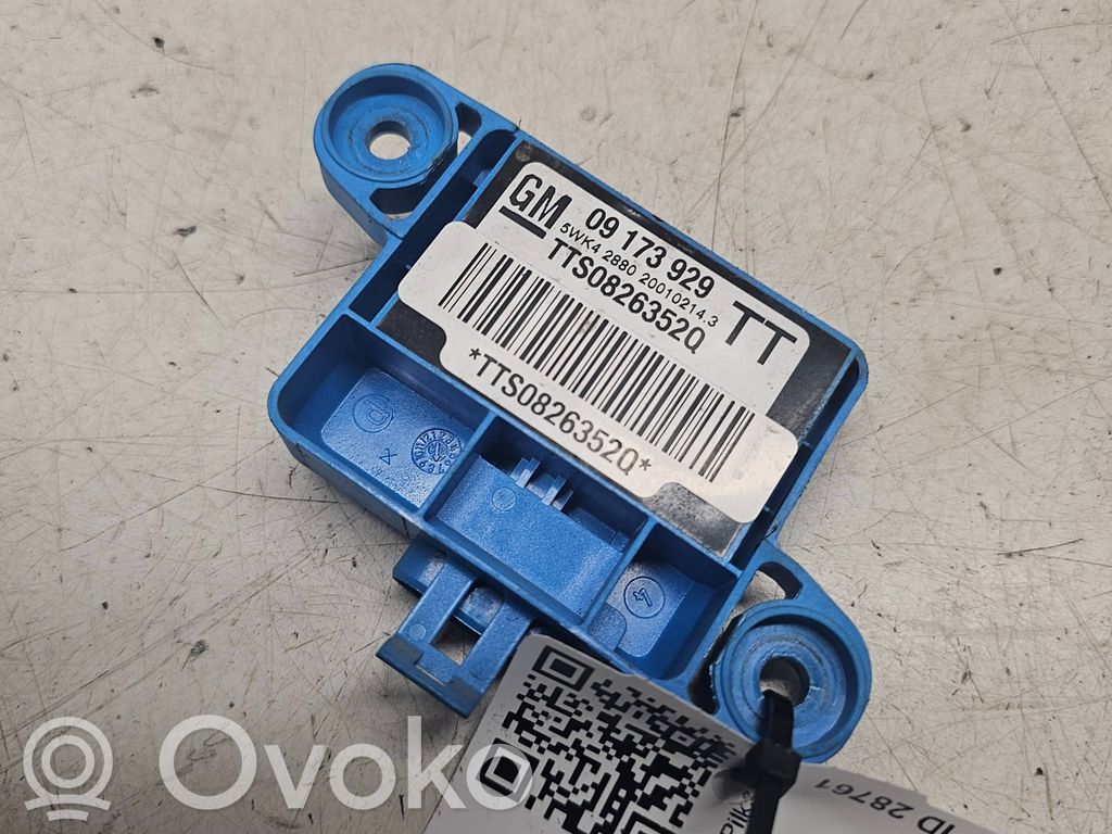Opel Omega B2 Airbagsensor Crashsensor Drucksensor 