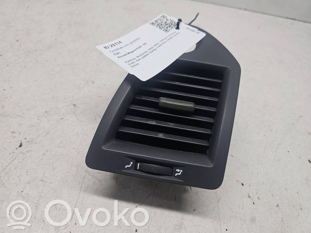Renault Megane II Dysze / Kratki środkowego nawiewu deski rozdzielczej 