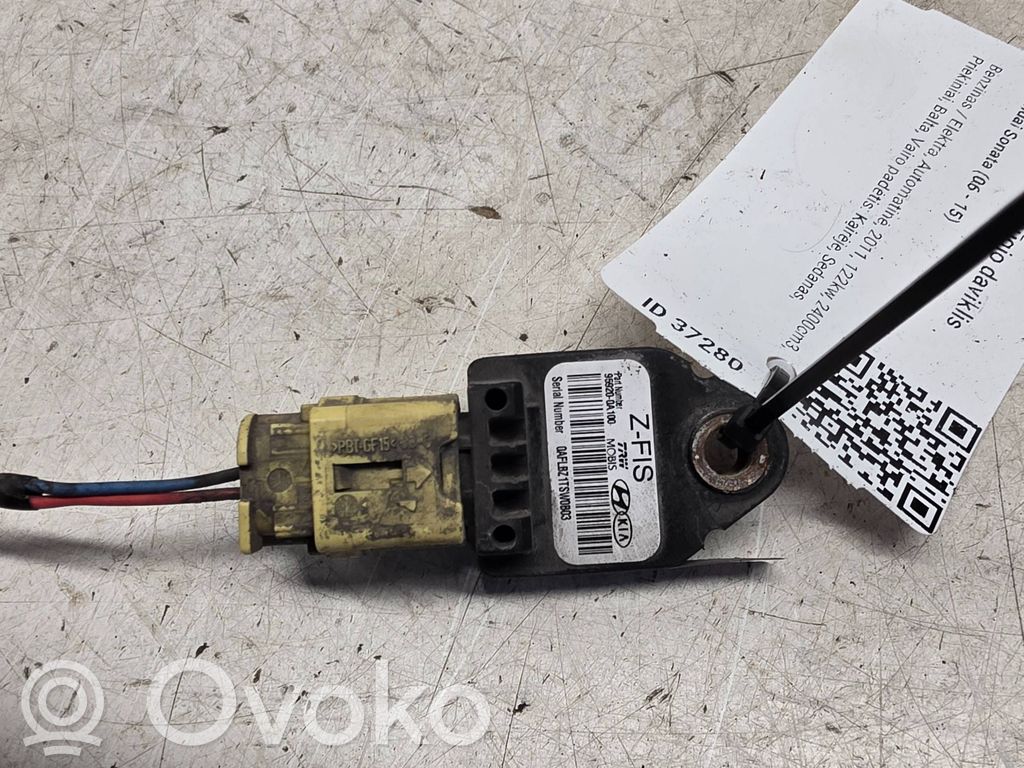 Hyundai Sonata Airbagsensor Crashsensor Drucksensor 