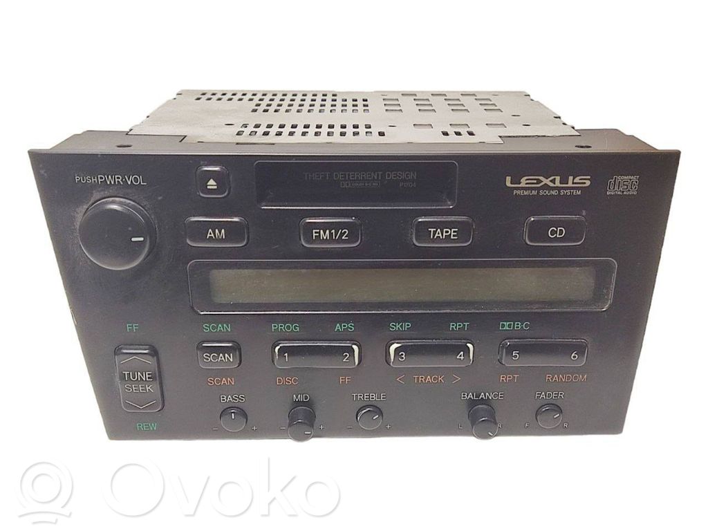 Lexus GS 300 400 430 Unidad delantera de radio/CD/DVD/GPS 