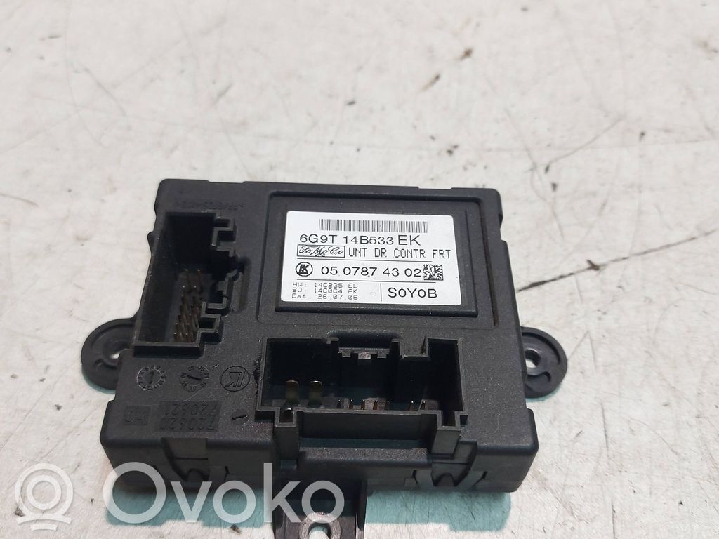 Unité de commande module de porte   6G9T14B533EK,0507874302