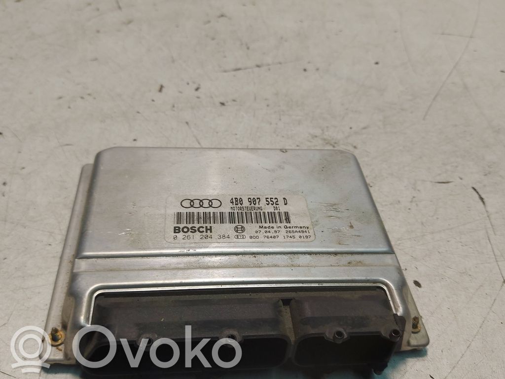 Engine control unit/module   4B0907552D,26SA4941,0261204384