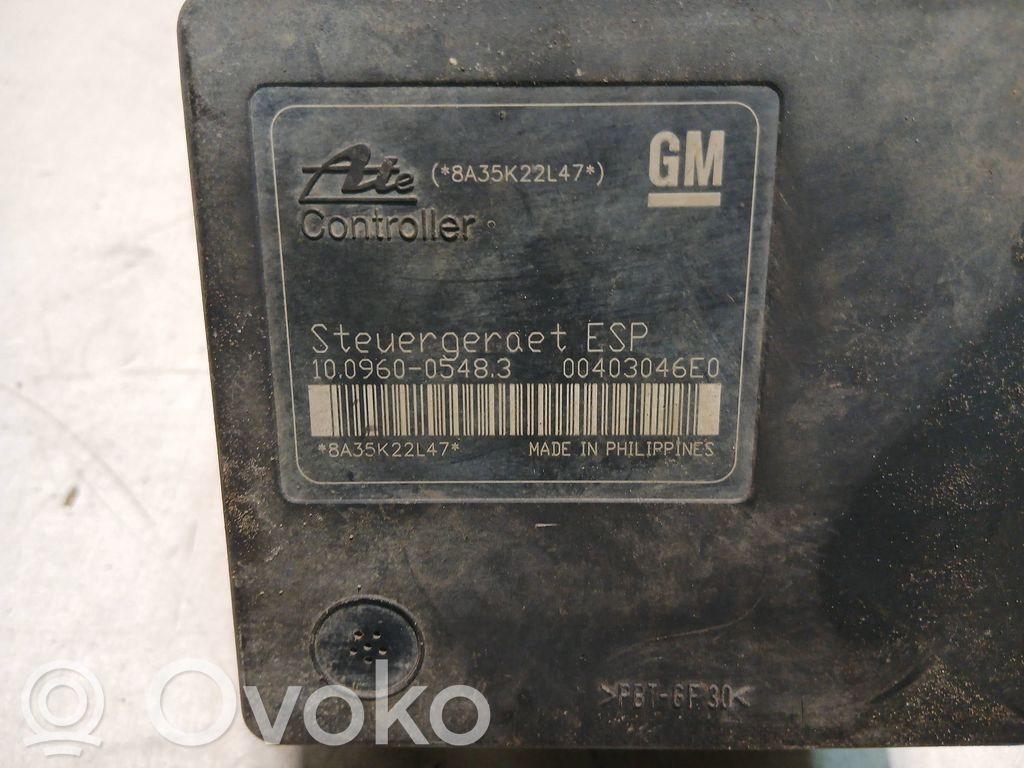 ABS-pumppu   10096005483,00403046E0,8A35K22L47
