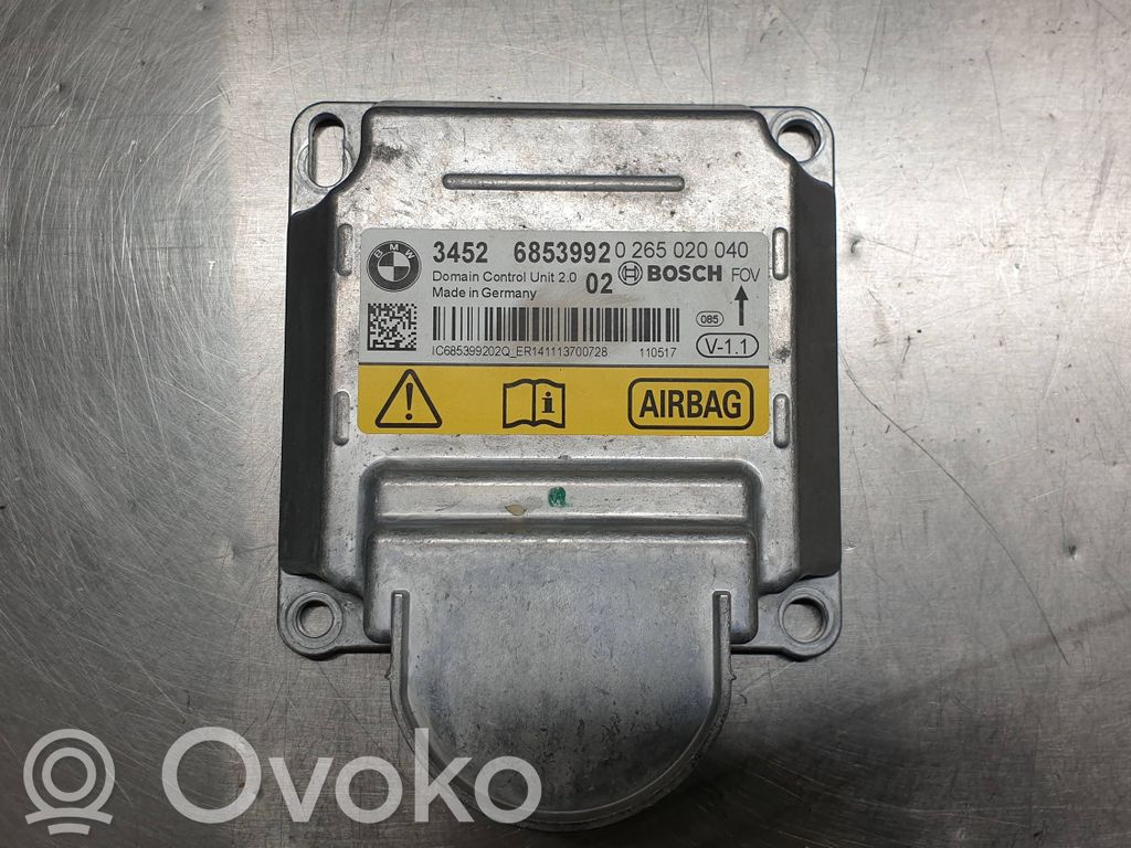 BMW X3 F25 Sterownik / Moduł Airbag 