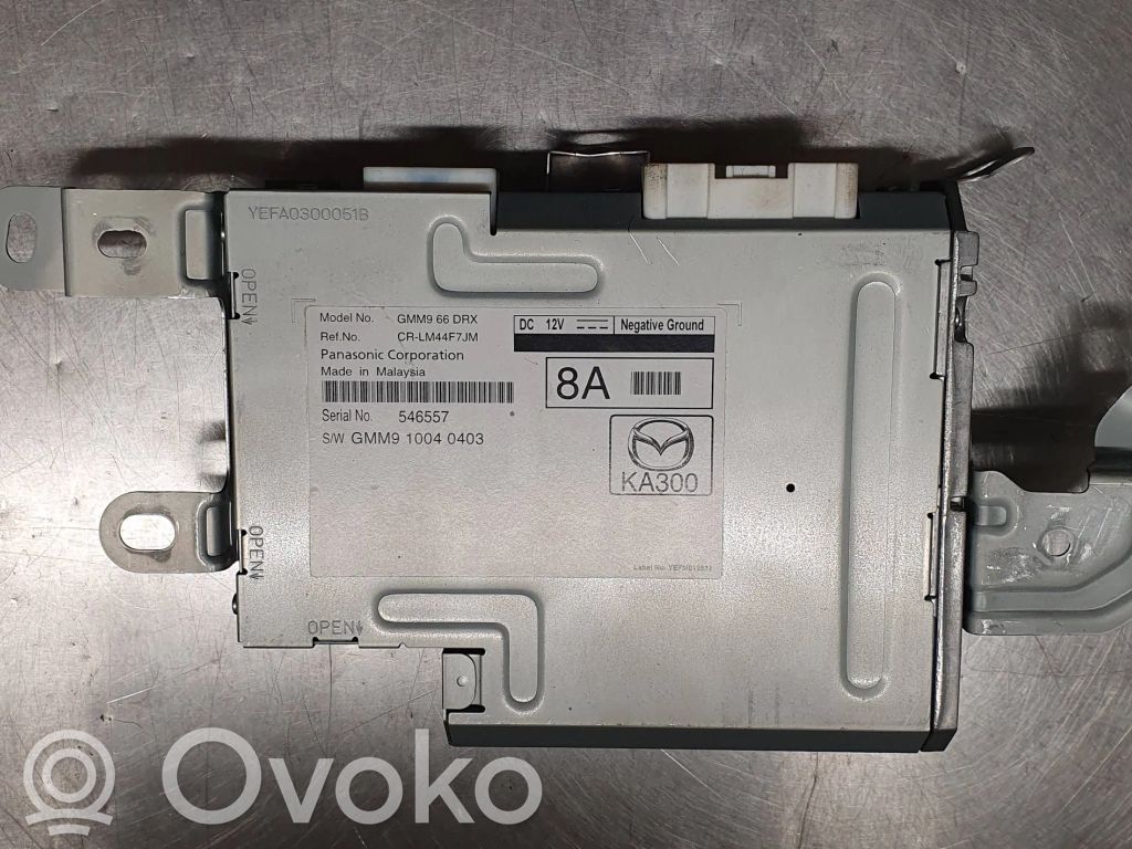 Mazda 6 GPS navigation control unit/module 