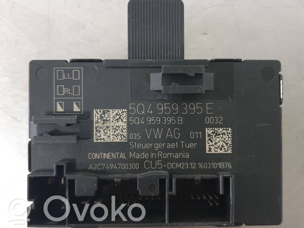 Skoda Superb B8 (3V) Unité de commande module de porte 